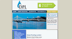 Desktop Screenshot of dampproofinglondon.co.uk